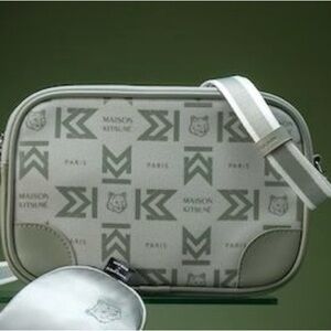 Maison Kitsune Paris Crossbody Purse Pouch Eva Air Royal Laurel Business Class